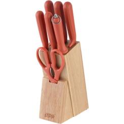 Набор ножей WINNINGSTAR ST-7802 7 предметів Red Фото 1