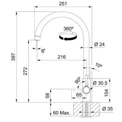 Смеситель Franke Lina J Clear Water Фото 7