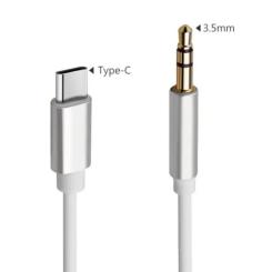 Переходник XoKo USB-C M to 3.5mm F 1.0m white Фото 1