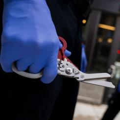 Мультитул Leatherman Raptor Rescue чохол Utility сіро-бордовий Фото 5