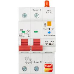 Автоматический выключатель TUYA 1P+N, Wi-Fi, RS485, 63A Фото