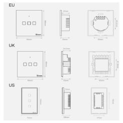 Переключатель Sonoff T2EU3C-TX Фото 10