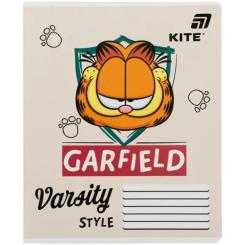 Тетрадь Kite Garfield, 18 аркушів, клітинка Фото 10