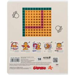 Тетрадь Kite Garfield, 18 аркушів, клітинка Фото 11