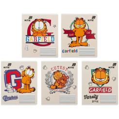 Тетрадь Kite Garfield, 18 аркушів, клітинка Фото