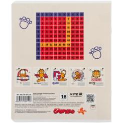 Тетрадь Kite Garfield, 18 аркушів, клітинка Фото 7