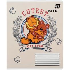 Тетрадь Kite Garfield, 18 аркушів, клітинка Фото 8