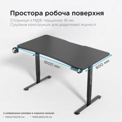 Компьютерный стол Anda Seat Xtreme E Black Фото 11