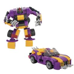 Конструктор Cubix Traxfigure 2-в-1, фиолетовый Фото 1