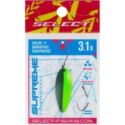 Блесна Select Supreme 3.1g 34mm 17 DarkSpace Chartreuse Фото 1