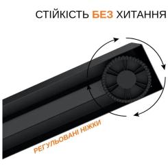 Компьютерный стол ITechMount с регулируемой высотой MT12BB черный Фото 9