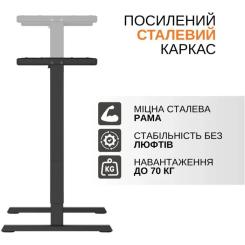 Компьютерный стол ITechMount с регулируемой высотой MT12BB черный Фото 10