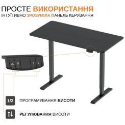 Компьютерный стол ITechMount с регулируемой высотой MT12BB черный Фото 7