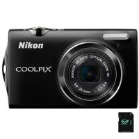 Цифровой фотоаппарат Nikon Coolpix S5100 black Фото