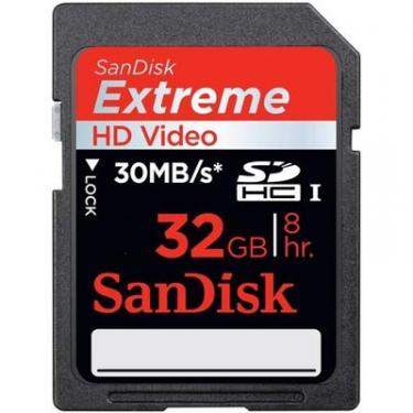 Карта памяти SanDisk 32Gb SDHC HD Video eXtreme Фото
