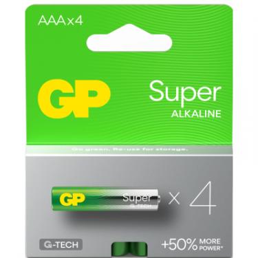 Батарейка Gp AAA LR3 Super Alcaline * 4 Фото