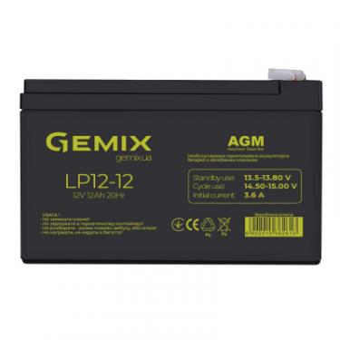 Батарея к ИБП Gemix LP 12В 12 Ач Фото