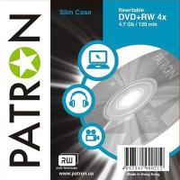 Диск DVD Patron 4.7Gb 4x Slim box 10шт Фото