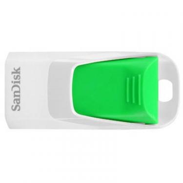 USB флеш накопитель SanDisk 16Gb Cruzer Edge White-Green Фото