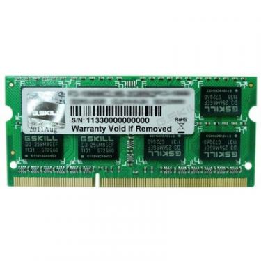 Модуль памяти для ноутбука G.Skill SoDIMM DDR3 4GB 1600 MHz Фото