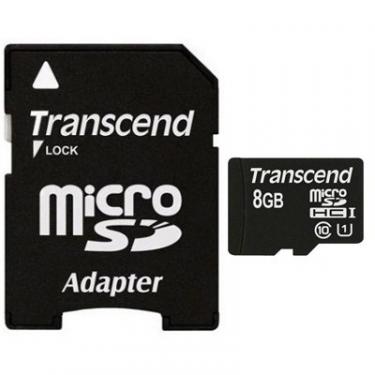 Карта памяти Transcend 8Gb microSDHC UHS-I Фото
