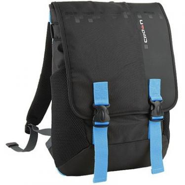 Рюкзак для ноутбука Crown 15.6 Harmony black and blue Фото