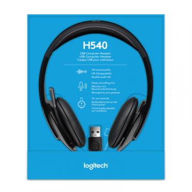 Наушники Logitech H540 USB Headset Фото 5