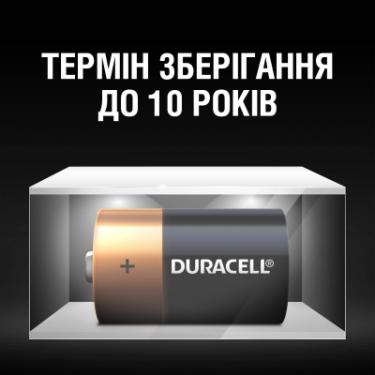 Батарейка Duracell D лужна 2шт. в упаковці Фото 5