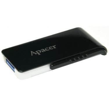 USB флеш накопитель Apacer 64GB AH350 Black RP USB3.0 Фото 2
