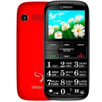 Мобильный телефон Sigma Comfort 50 Slim Red-Black Фото