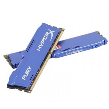 Модуль памяти для компьютера Kingston Fury (ex.HyperX) DDR3 8Gb (2x4GB) 1600 MHz HyperX Fury Blu Фото 4
