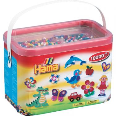 Набор для творчества Hama кольорові намистини, 10.000 шт., 10 кольорів Фото