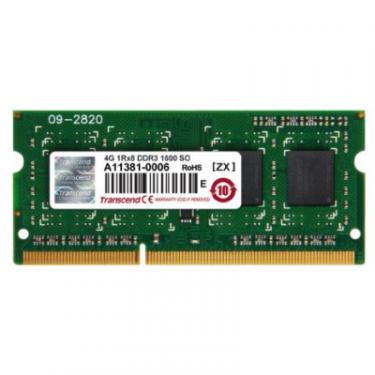 Модуль памяти для ноутбука Transcend SoDIMM DDR3 4GB 1600 MHz Фото