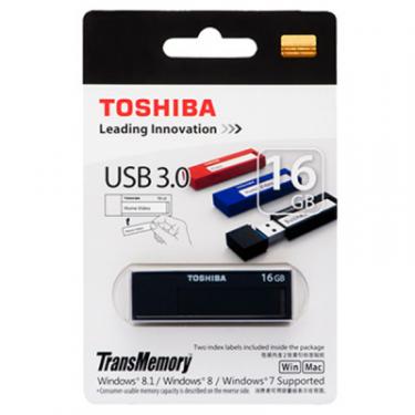 USB флеш накопитель Toshiba 16GB DAICHI Black USB 3.0 Фото 1