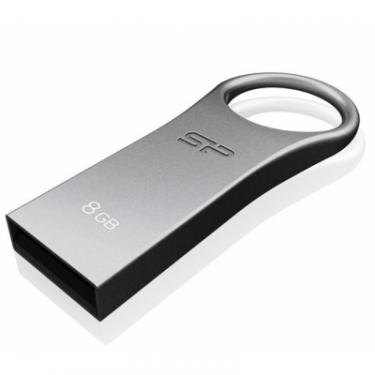 USB флеш накопитель Silicon Power 8GB Jewel J80 USB 3.0 Titanium Фото 2