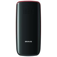 Мобильный телефон Bravis Senior Black Red Фото
