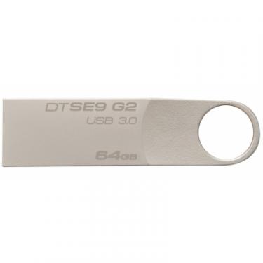 USB флеш накопитель Kingston 64GB DTSE9 G2 Metal Silver USB 3.0 Фото