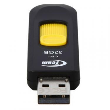 USB флеш накопитель Team 32GB Team C141 Yellow USB 2.0 Фото 3