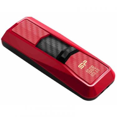 USB флеш накопитель Silicon Power 16Gb Blaze B50 Red USB 3.0 Фото 2