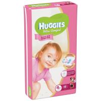Подгузники Huggies Ultra Comfort Giga 4+ для девочек (10-16кг) 68 шт Фото 1