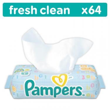 Детские влажные салфетки Pampers Baby Fresh Clean 64шт Фото