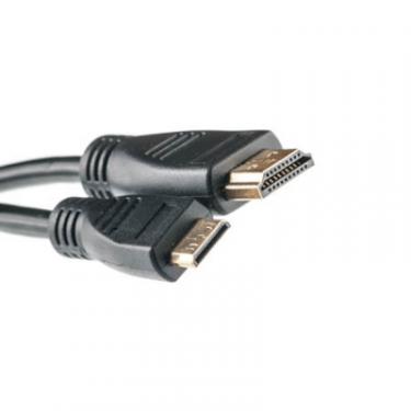 Кабель мультимедийный PowerPlant HDMI A to HDMI C (mini), 2.0m Фото