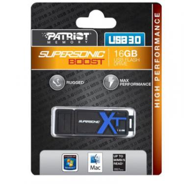 USB флеш накопитель Patriot 16GB SUPERSONIC BOOST XT USB 3.0 Фото 3