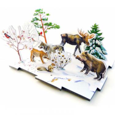 Настольная игра Умная бумага Объемное лото Зима в лесу Фото 2