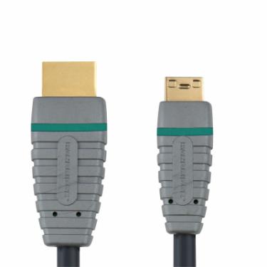 Кабель мультимедийный Bandridge HDMI A to HDMI C (mini), 2.0m Фото