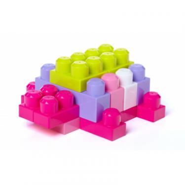 Конструктор Mega Bloks рожевий у мішку 60 деталей Фото 2