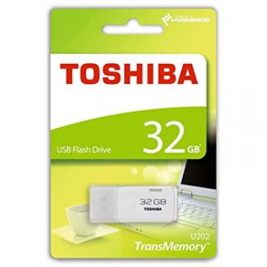 USB флеш накопитель Toshiba 32GB Hayabusa White USB 2.0 Фото 2