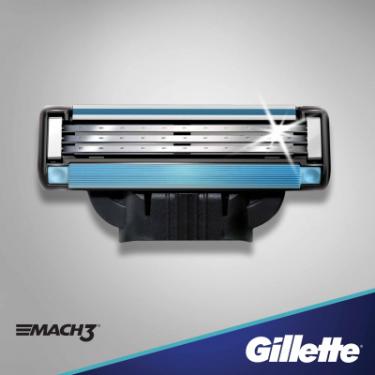 Бритва Gillette Mach3 з 2 змінними картриджами Фото 5