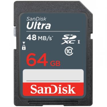 Карта памяти SanDisk 64GB SDXC class 10 UHS-I Ultra Фото