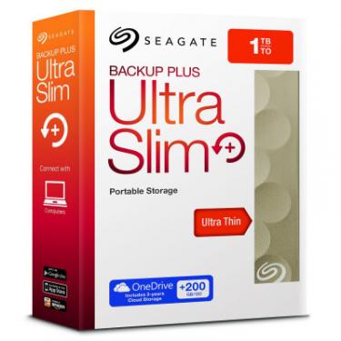 Внешний жесткий диск Seagate 2.5" 1TB Backup Plus Ultra Slim Фото 4